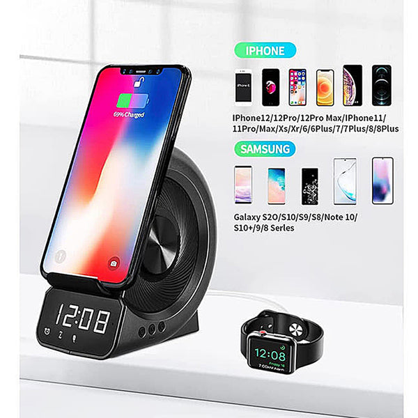 Wireless Charging Stand Speaker Brookstone