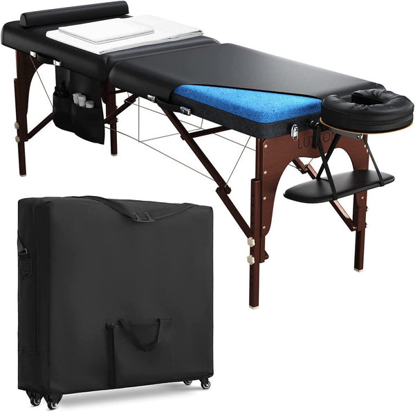 Luxton Home Premium Memory Foam Massage Table Brookstone