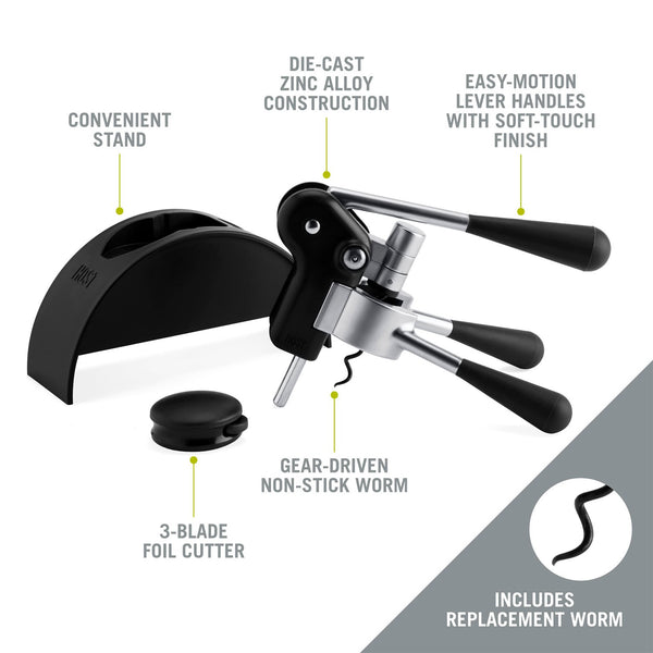 Lever Corkscrew Set by HOST Brookstone