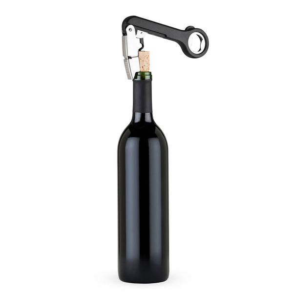 Corkscrew Waiter's Wine Bottle Opener Black - City Vino, Inc.