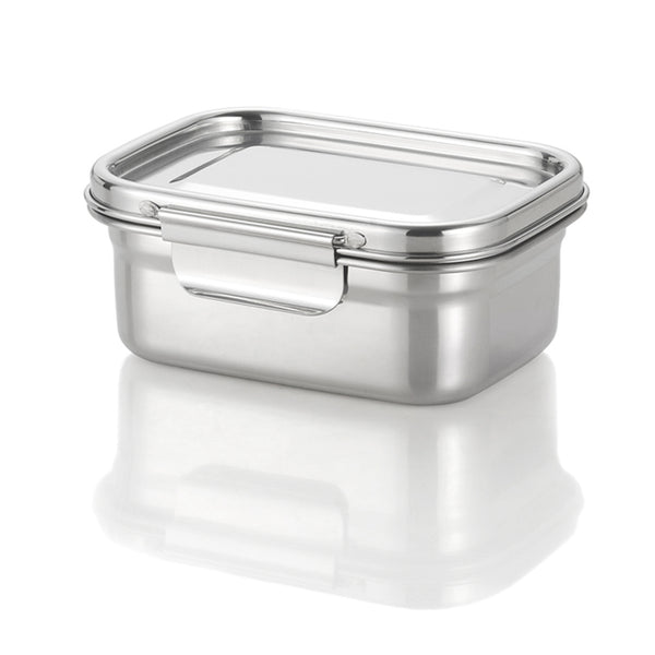 Minimal All Stainless Steel Lunch Box 34 oz Brookstone