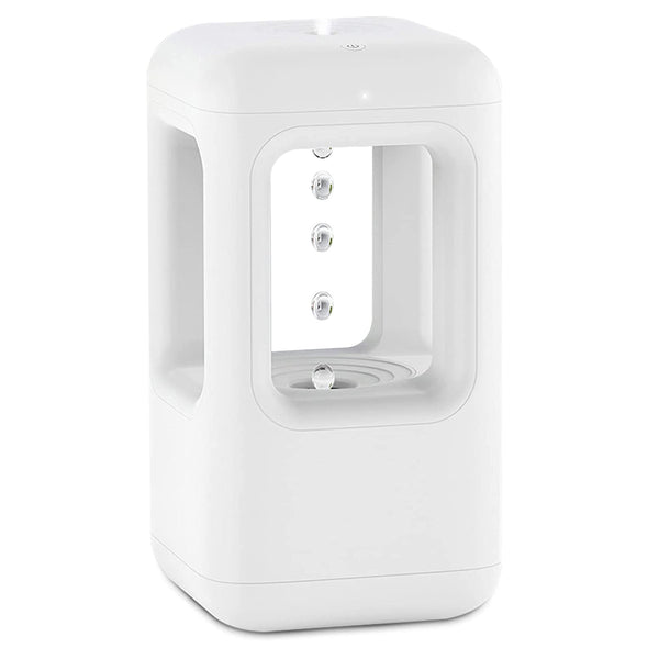 Brookstone Anti-Gravity Humidifier W/ Soft White LED Lights to Enhance  Relaxation