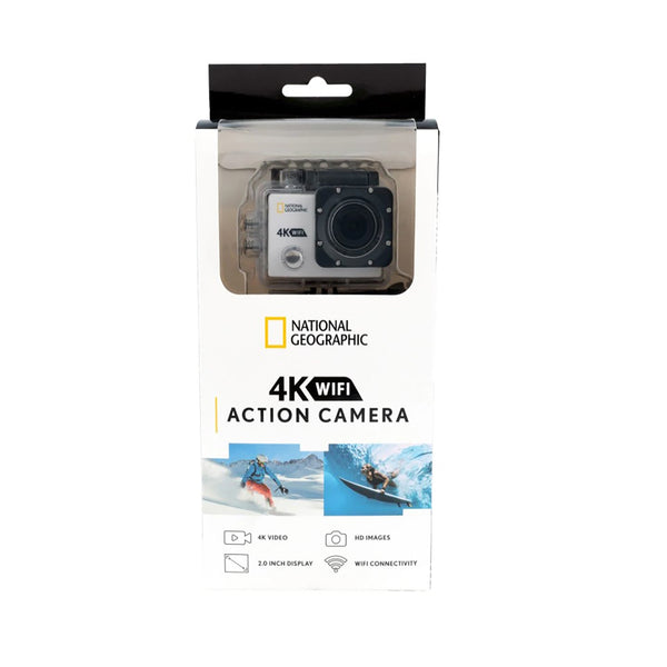 National Geographic 4K Action Camera with WiFi Brookstone