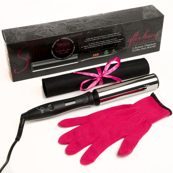 Sultra After Hours 1.5 Titanium Ionic Clipless Curling Wand