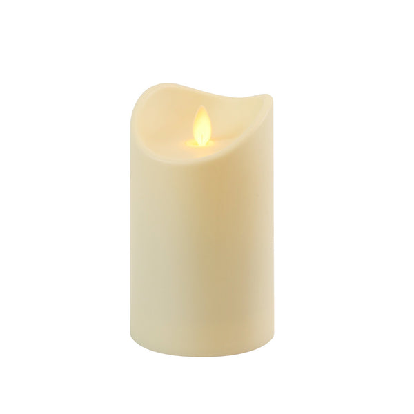 Moving Flame Battery Operated LED Pillar Candle