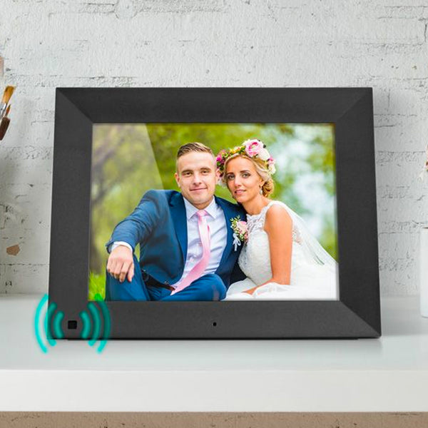 WiFi Touchscreen Digital Photo Frame with Motion Sensor and 16GB Built