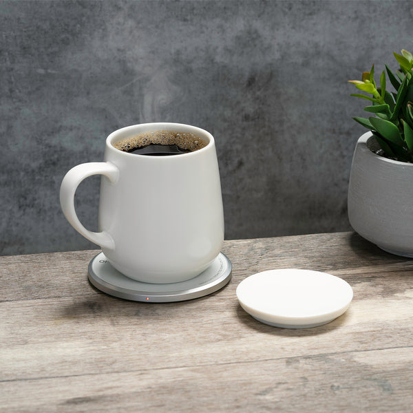 Brookstone Desktop Beverage Warmer Coffee Tea Soup Mug Simple On/Off Switch