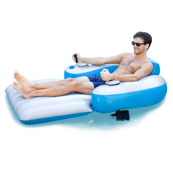 Splash Runner 2.5 Motorized Pool Lounger Brookstone