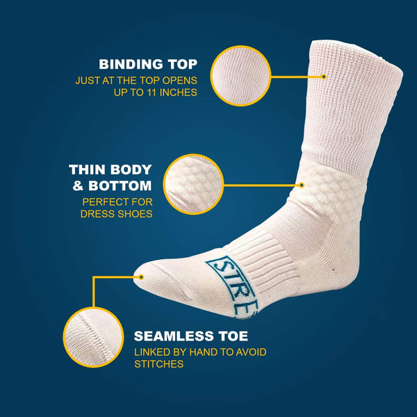 Nerve Spa Tall Diabetic Socks for Men 1 pair