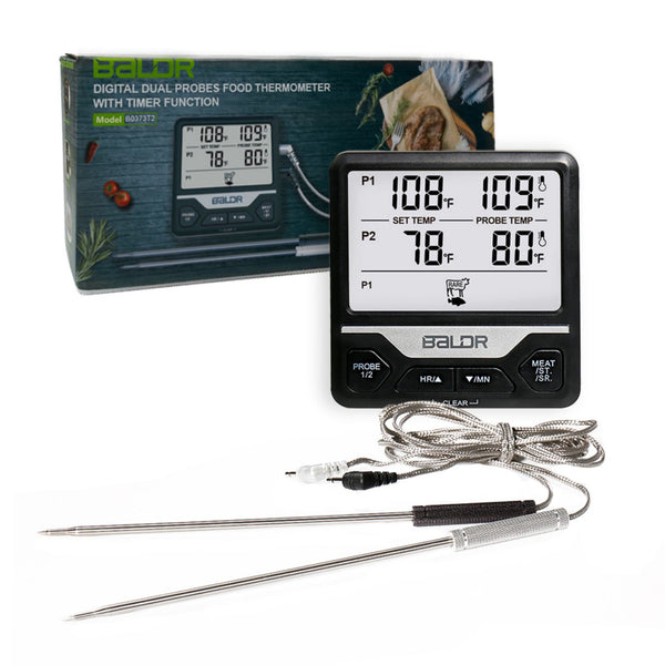 BALDR Dual Probe Digital Cooking Thermometer Brookstone