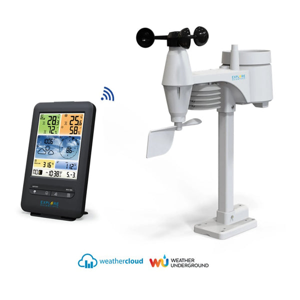 Professional Weather Station with 5 in 1 Sensor Brookstone