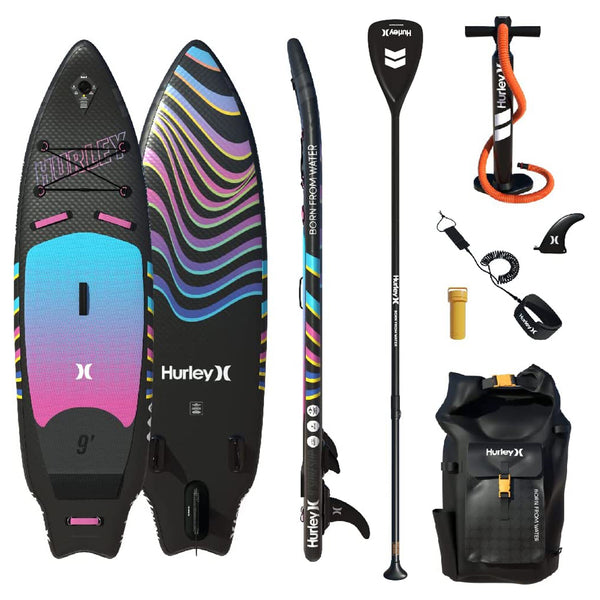 Hurley PhantomSurf 9' Inflatable Stand Up Paddle Board - Ombré
