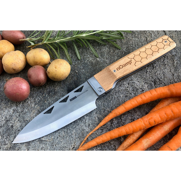 Folding Elite Chef Knife with Leather Case