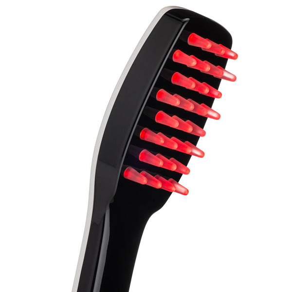 GlowGlide Rejuvenating Red Light Therapy Hair Brush – blissaro