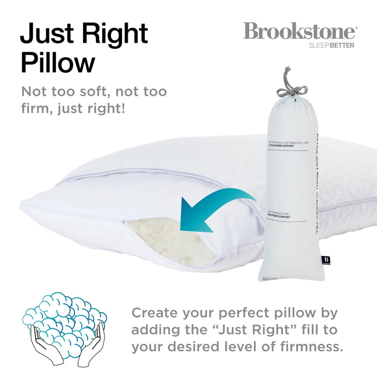 Brookstone JUST Right Pillow