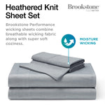 Brookstone Wicking Technology Knit Sheet Set