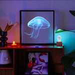 Naked-Eye 3D Hologram Projector LED Fan With Frame