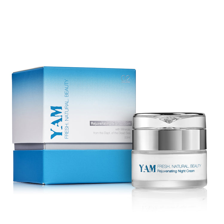 YAM Rejuvenating Night Cream with  Dead Sea Minerals