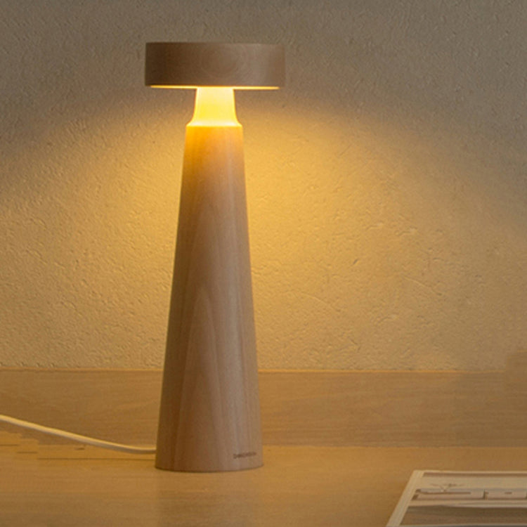 Beech Wood LED Tower Reading Lamp