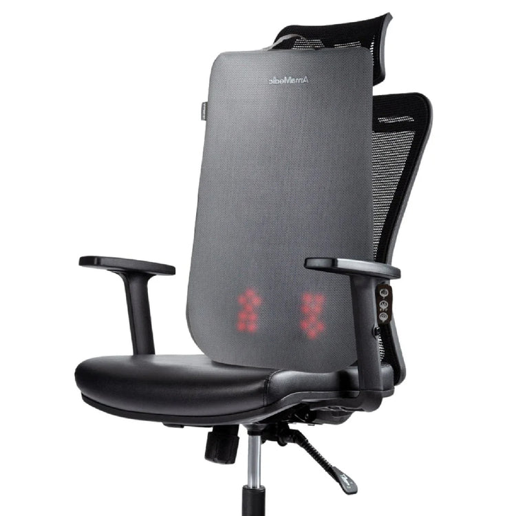 Relaxing Office Chair with Kneading Back Massage Pad & Heating Therapy