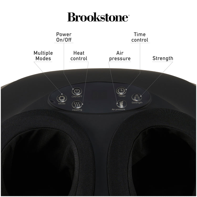 Brookstone Shiatsu Foot Massager with Heat & Air Compression