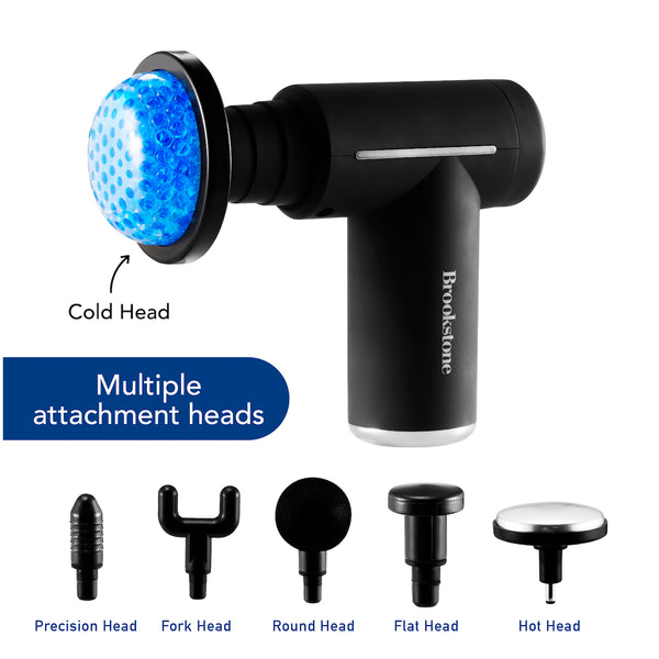 Brookstone Cordless Hot And Cold Percussion Massager