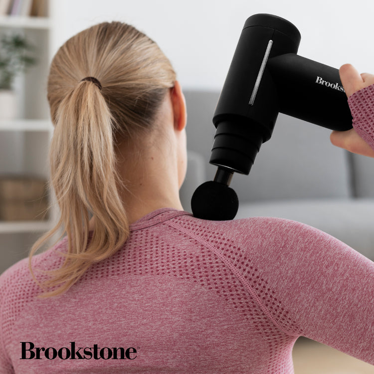 Brookstone Cordless Hot & Cold Percussion Massager