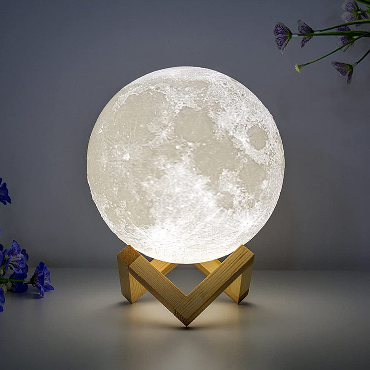 3D Printed Moon Lamp