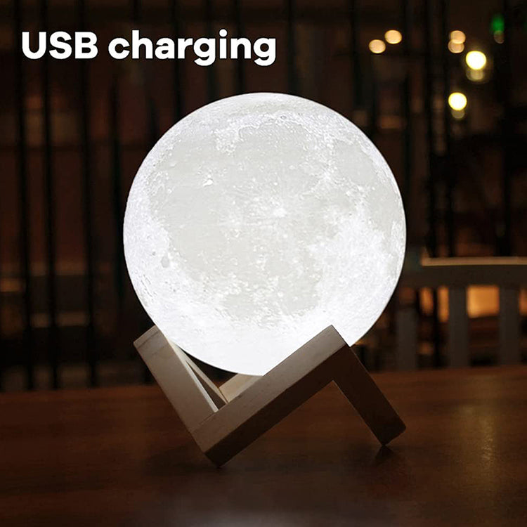 3D Printed Moon Lamp