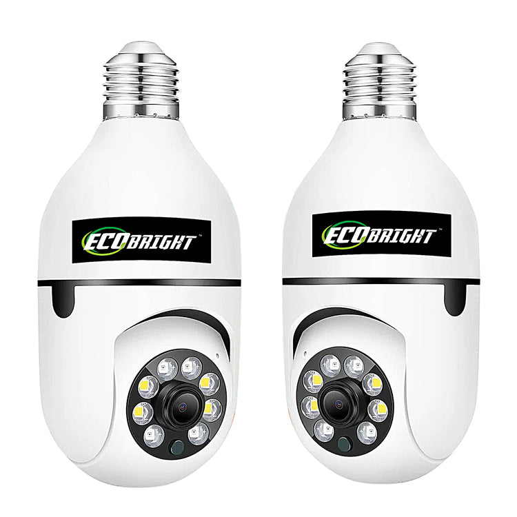 Eco-Bright Wifi Surveillance Light Bulb Camera