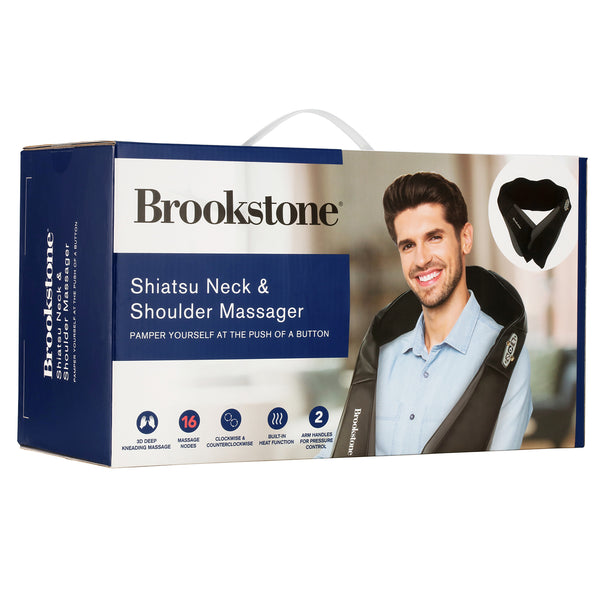 Brookstone Neck & Shoulder Sport Massager with Heat 