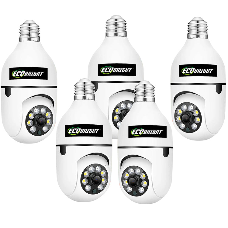 Eco-Bright Wifi Surveillance Light Bulb Camera