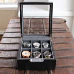 Modern 2x3 Watch Box - 6 Slot by Case Elegance