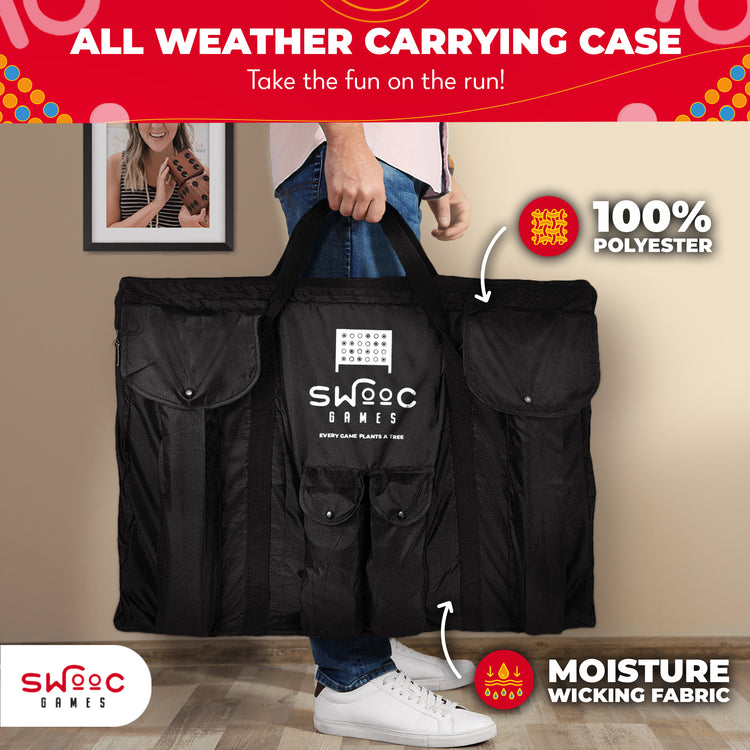 Giant Four in a Row (All Weather) Outdoor Game with Carrying Case