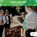 Giant Four in a Row (All Weather) Outdoor Game with Carrying Case