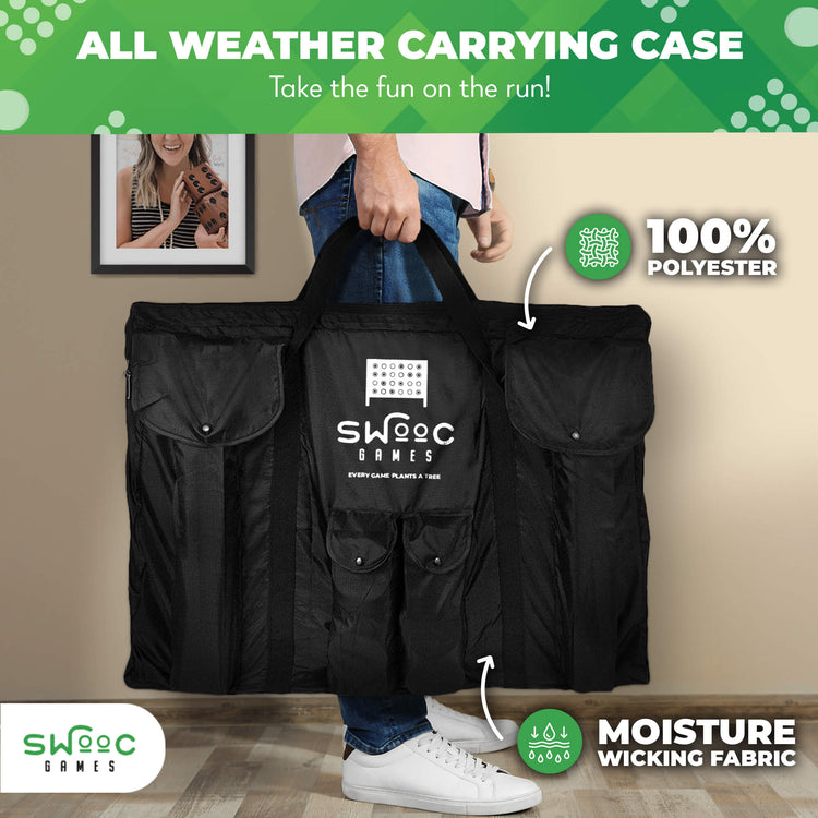 Giant Four in a Row (All Weather) Outdoor Game with Carrying Case