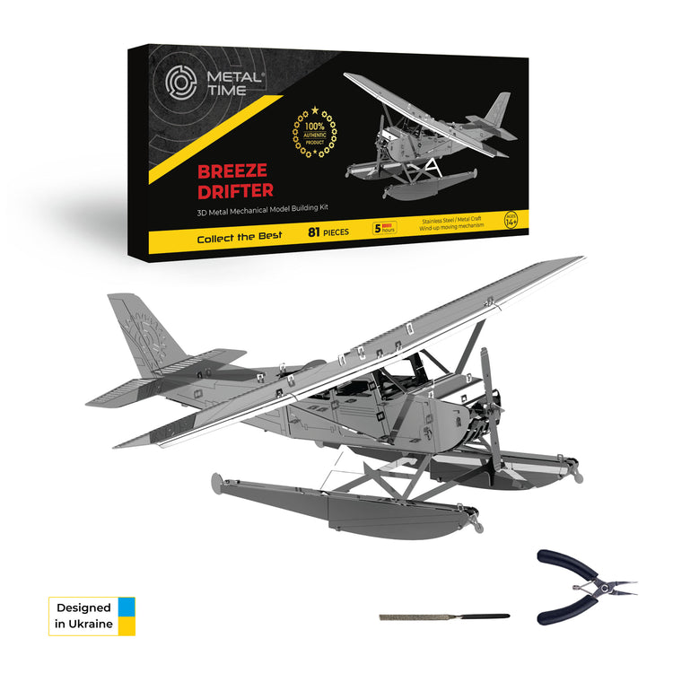 Breeze Drifter seaplane mechanical model DIY kit