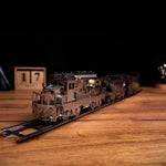 Heavy Loco Mechanical Moving Puzzle DIY Kit