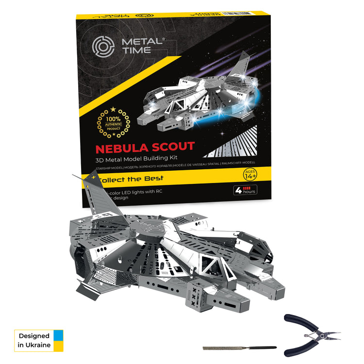 Nebula Scout Starship electronic metal DIY kit