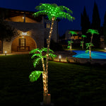 Solar-powered 7ft Lighted Palm Tree for Outdoor Decor