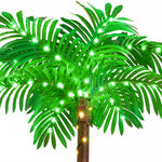 Solar-powered 7ft Lighted Palm Tree for Outdoor Decor