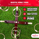 Rustic Ring Toss Outdoor Game