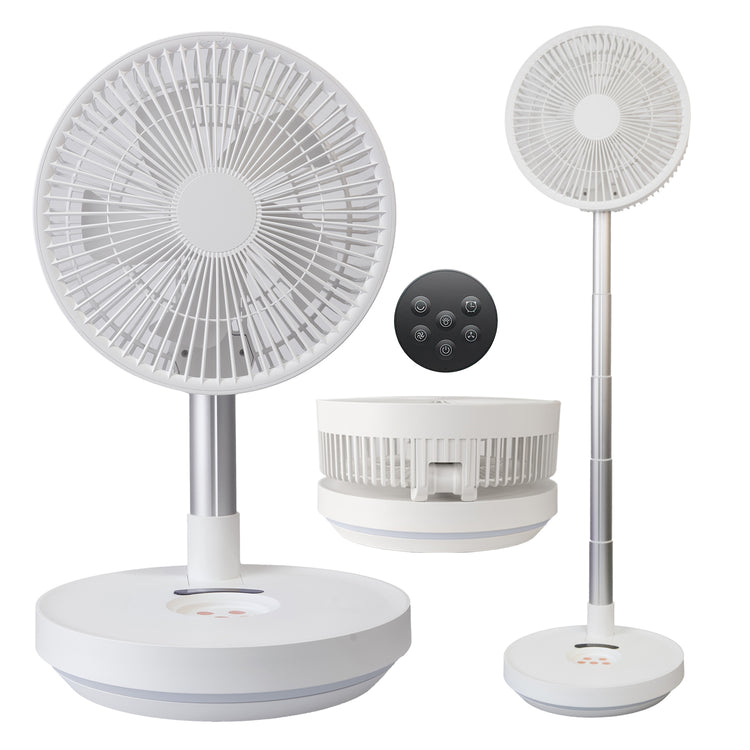 Indoor & Outdoor Retractable LED Pedestal Fan