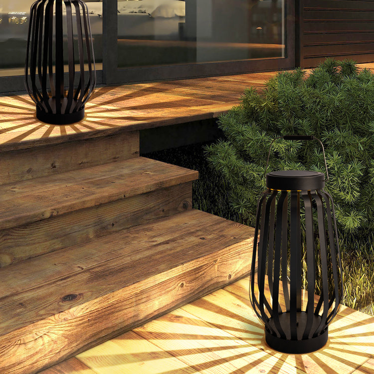 Solar Powered Outdoor Landscaping Path Lights Floor Lamp