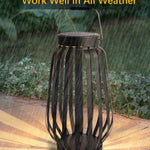 Solar Powered Outdoor Landscaping Path Lights Floor Lamp