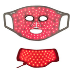 VISISPEC LED Light Therapy Silicone Face and Neck Mask Set