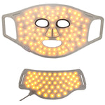 VISISPEC LED Light Therapy Silicone Face and Neck Mask Set