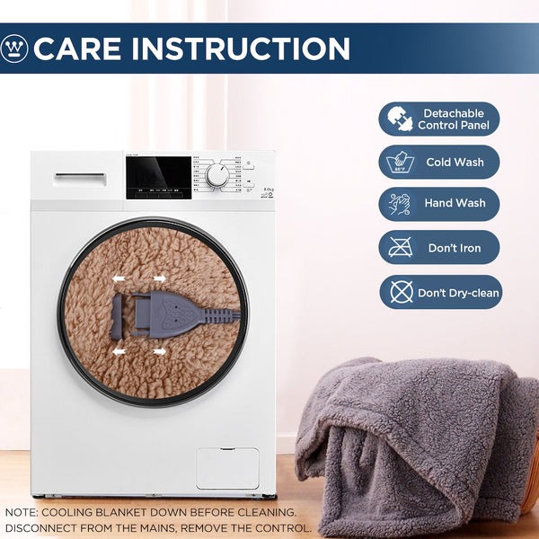 Brookstone heated best sale blanket instructions