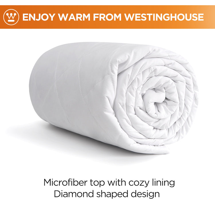 Westinghouse Electric Microfiber Mattress Pad