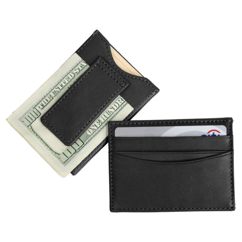 Royce Saffiano Money Clip ID Wallet